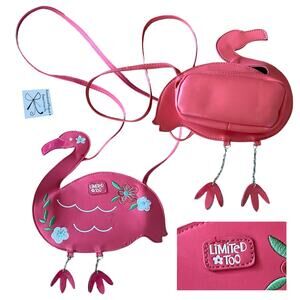 Limited Too Y2K Flamingo Crossbody Kids Purse